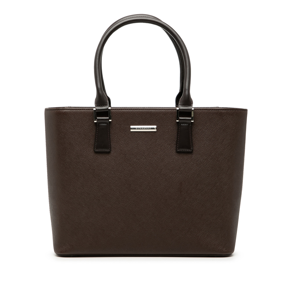 Pre-Loved Burberry Leather Tote